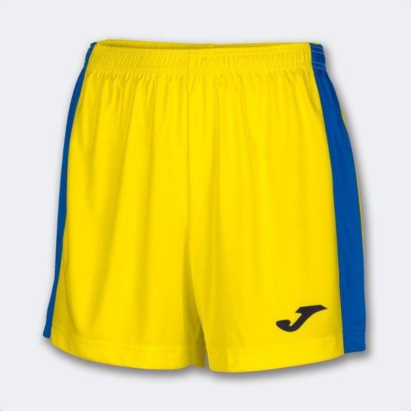 Dámske šortky Joma Maxi Short Yellow-Royal Blue