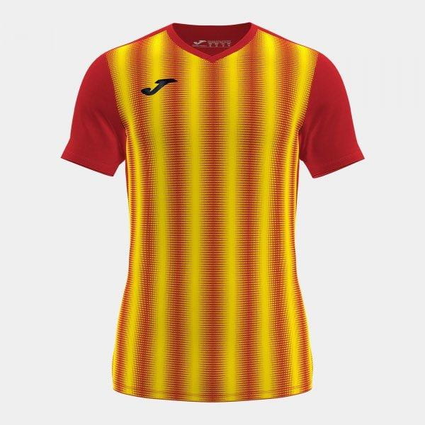 Herren-T-Shirt Joma Inter II Short Sleeve T-Shirt Red Yellow