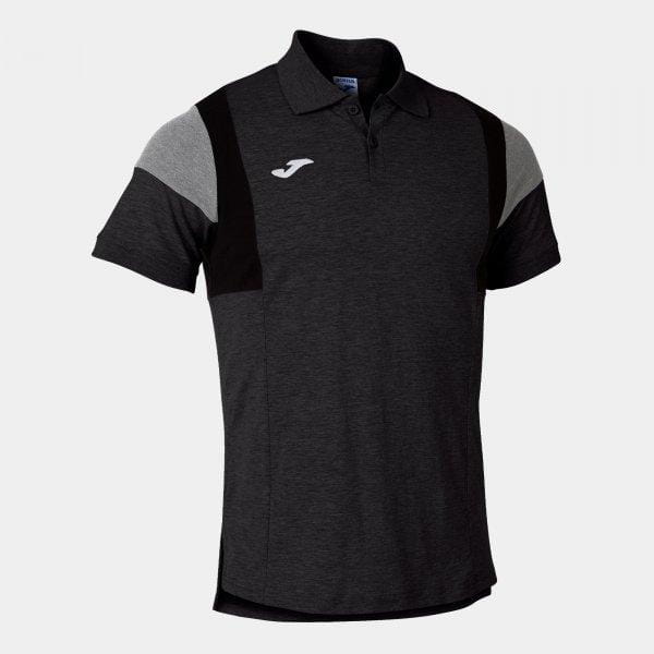 Herren-T-Shirt Joma Confort III Short Sleeve Polo Melange Grey