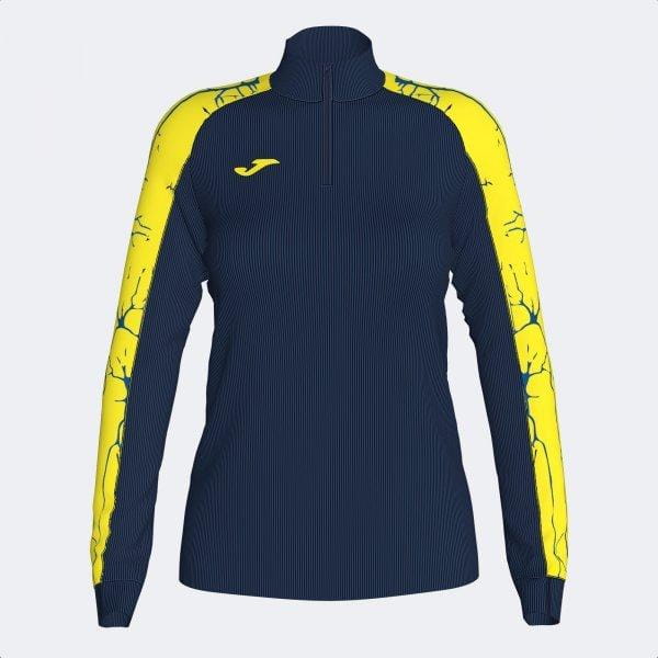 Dámská mikina Joma Elite Ix Sweatshirt Navy Fluor Yellow