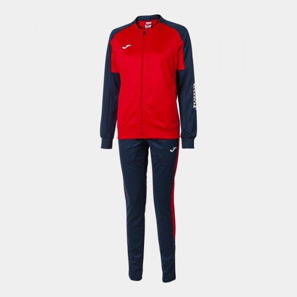 Vrouwenset Joma Eco Championship Tracksuit Red Navy