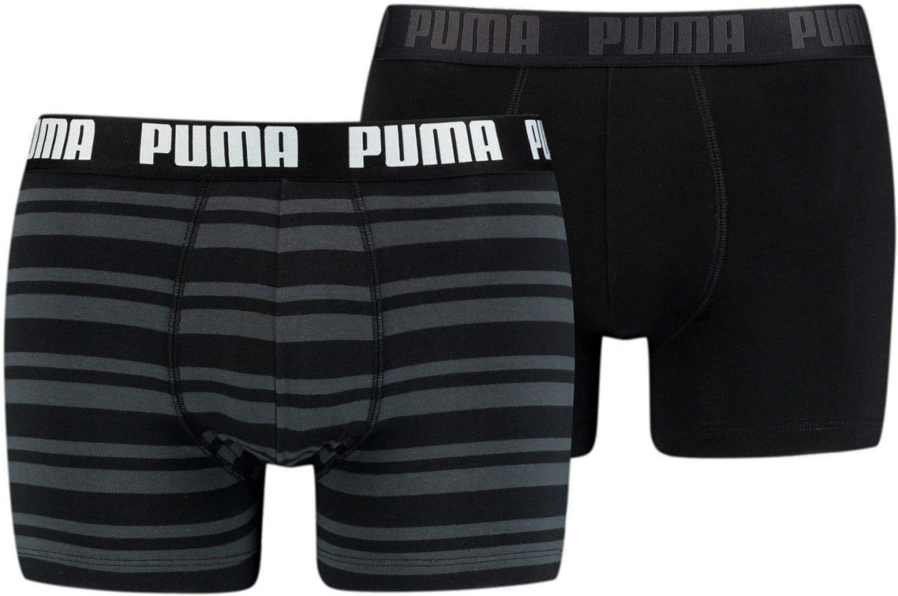 Moške boksarice Puma Heritage Stripe Boxer 2P