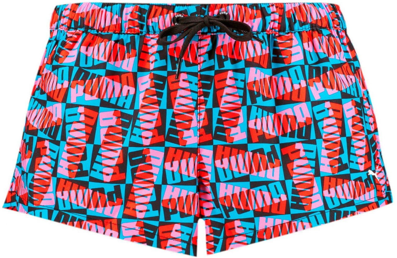Dámske plavecké šortky Puma Swim Women Block Logo Shorts