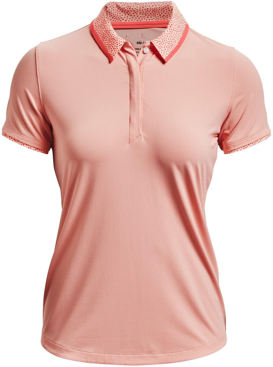 Dámské tričko na golf Under Armour Iso-Chill SS Polo-PNK