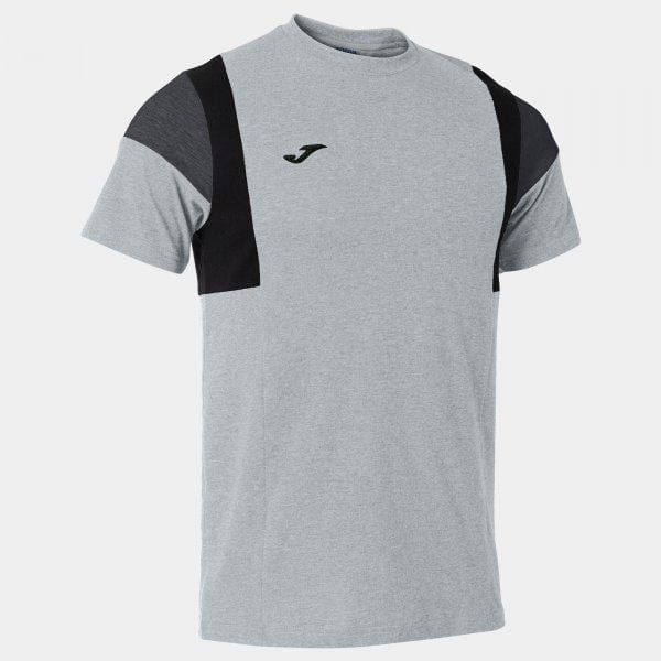 Pánské volnočasové tričko Joma Confort III Short Sleeve T-Shirt Melange Grey