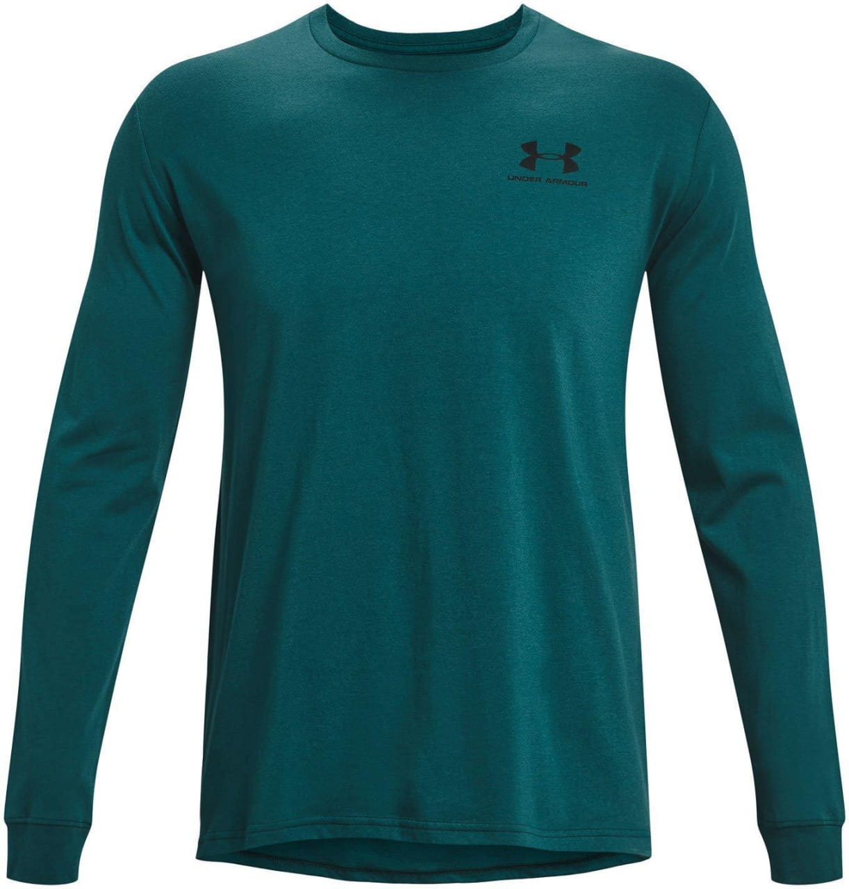 Férfi sporting Under Armour SPORTSTYLE LEFT CHEST LS-GRN