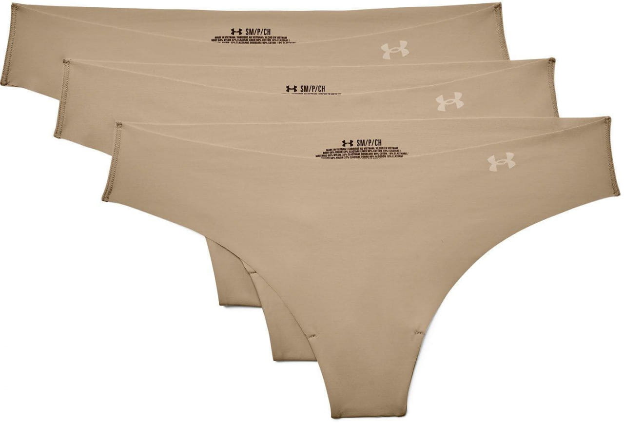 Culottes pour femmes Under Armour PS Thong 3Pack -BRN