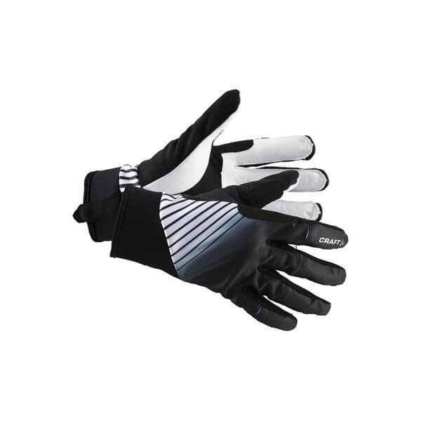 Unisex sportovní rukavice Craft Rukavice Podium Leather černá