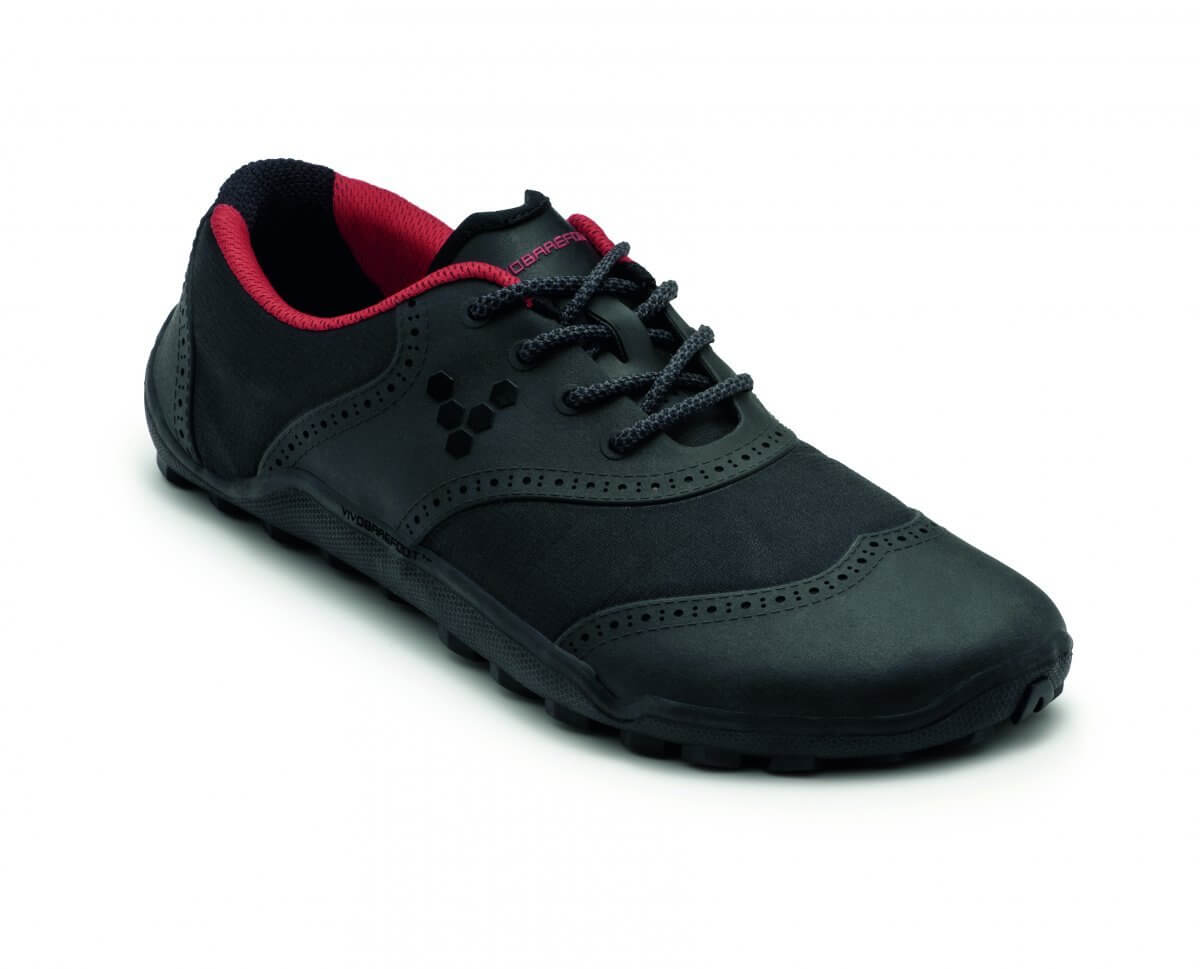 Pánská vycházková obuv Vivobarefoot LINX M Black Red