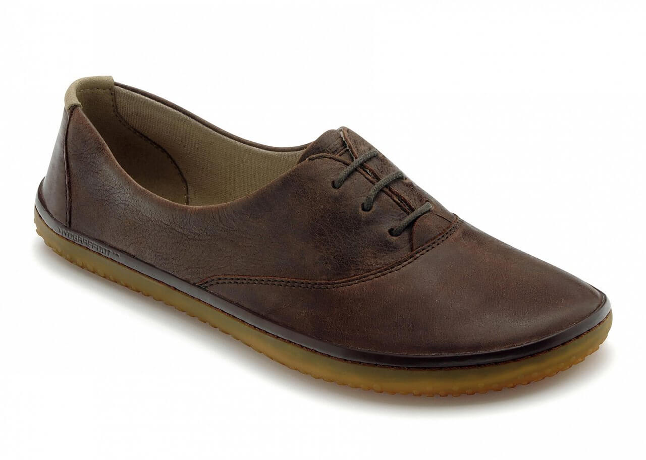 Dámska vychádzková obuv Vivobarefoot JOY L Leather Dk Brown