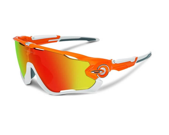 Sluneční brýle Oakley JAWBREAKER Atomic Orange/fire iridium pol