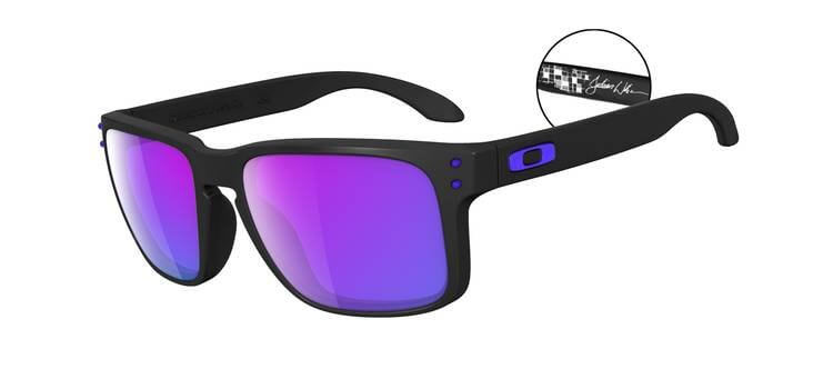 Sluneční brýle Oakley Holbrook Matte Black / Violet Iridium
