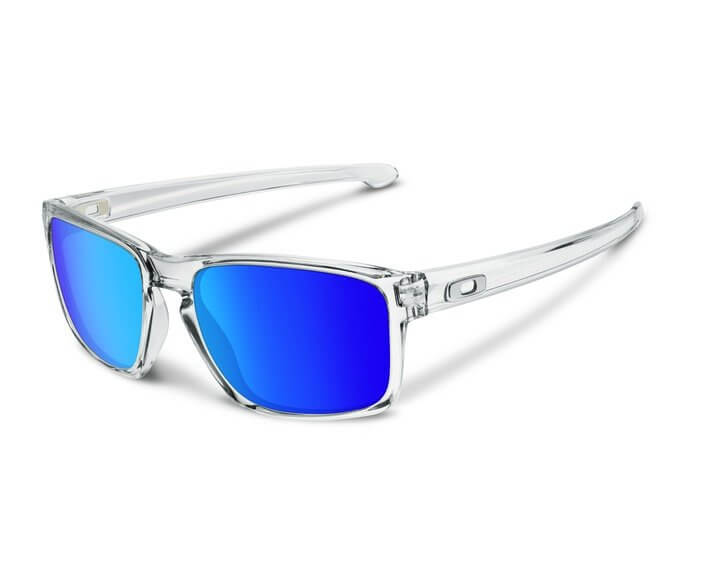 Sluneční brýle Oakley Sliver Polished Clear w/ Sapphire Irid