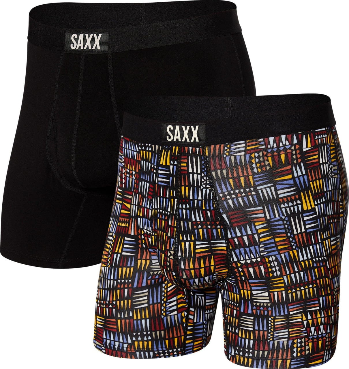 Herren-Boxershorts Saxx Ultra Super Soft Boxer Brief Fly 2Pk