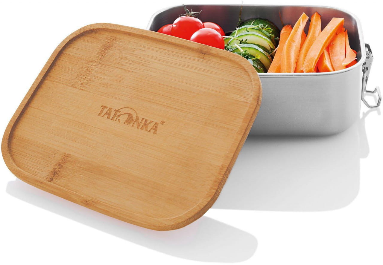 Tazón de acero inoxidable Tatonka Lunch Box I 800 Bamboo
