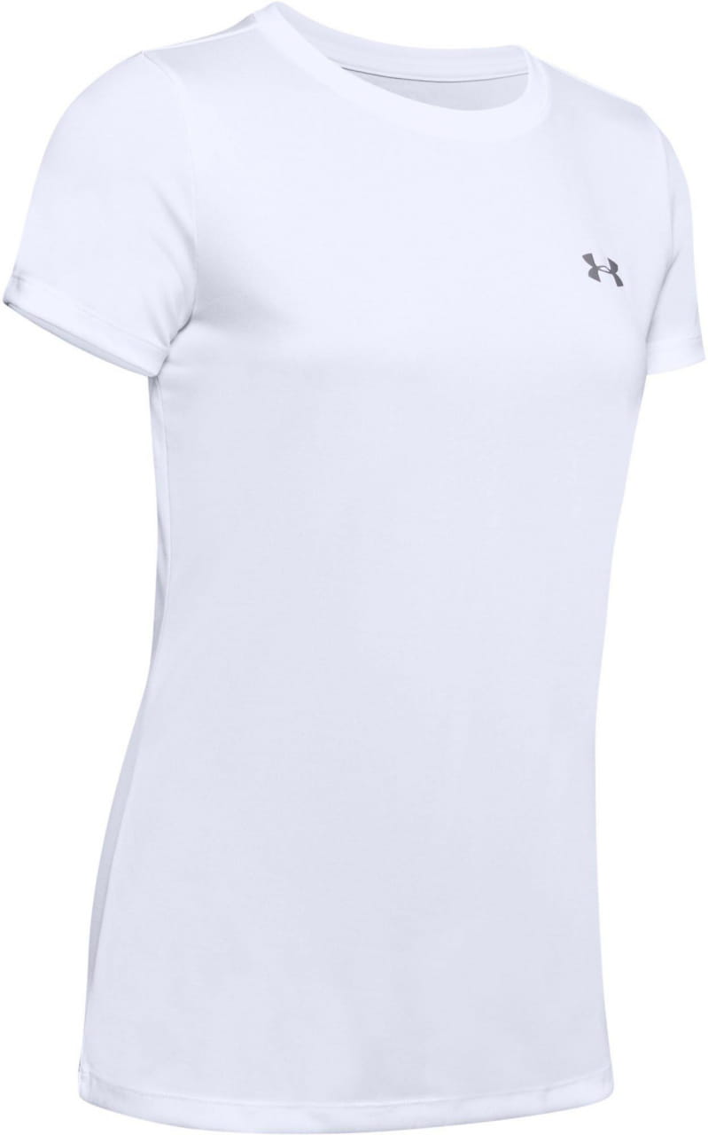 Damska koszulka sportowa Under Armour Tech SSC - Solid-WHT