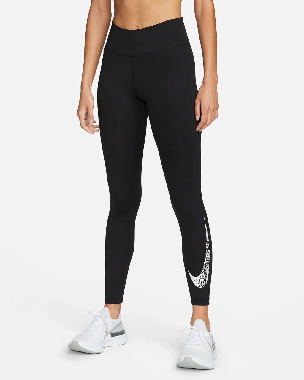 Damskie spodnie do joggingu Nike Dri-FIT Swoosh Run Mr 7/8 Tight