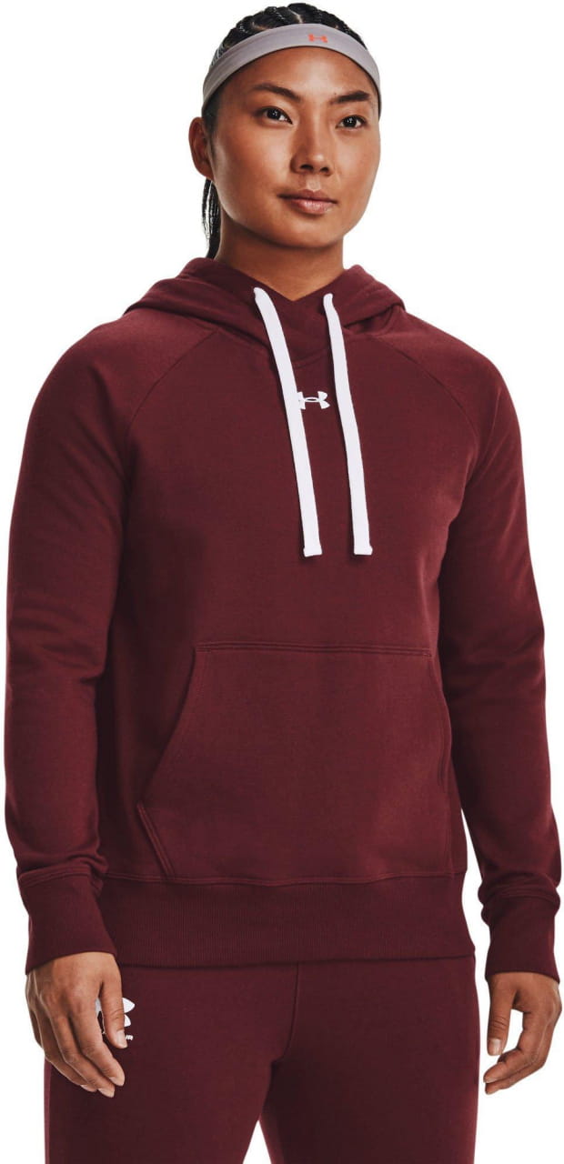 Sportliches Damen-Sweatshirt Under Armour Rival Fleece HB Hoodie-RED