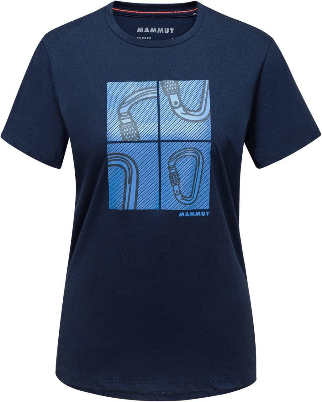 Vrijetijdshemd voor vrouwen Mammut Sloper T-Shirt Carabiners