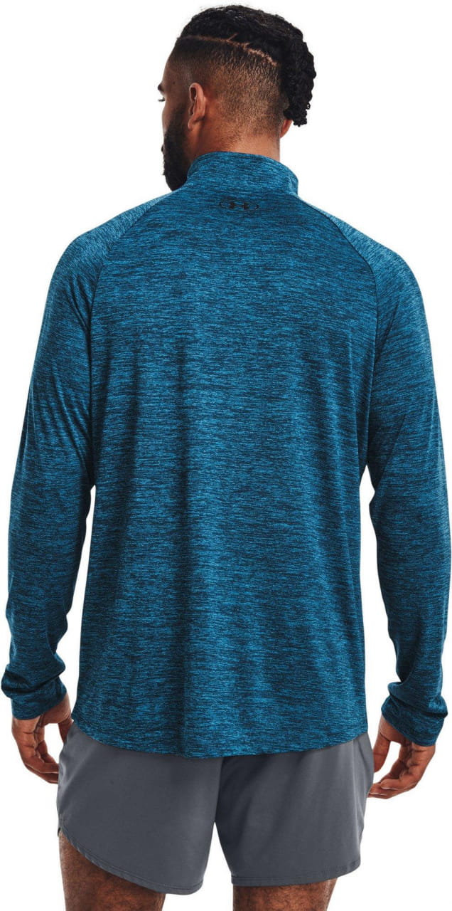 Heren sport sweatshirt Under Armour Tech 2.0 1/2 Zip-BLU