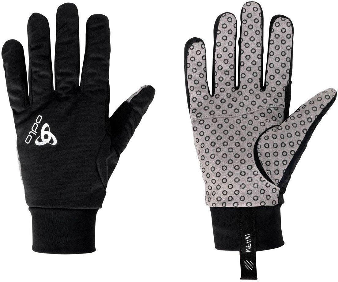 Unisexové rukavice Odlo Gloves Aeolus Warm  C/O