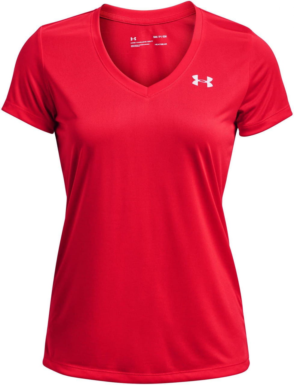 Dames sportshirt Under Armour Tech SSV - Solid-RED