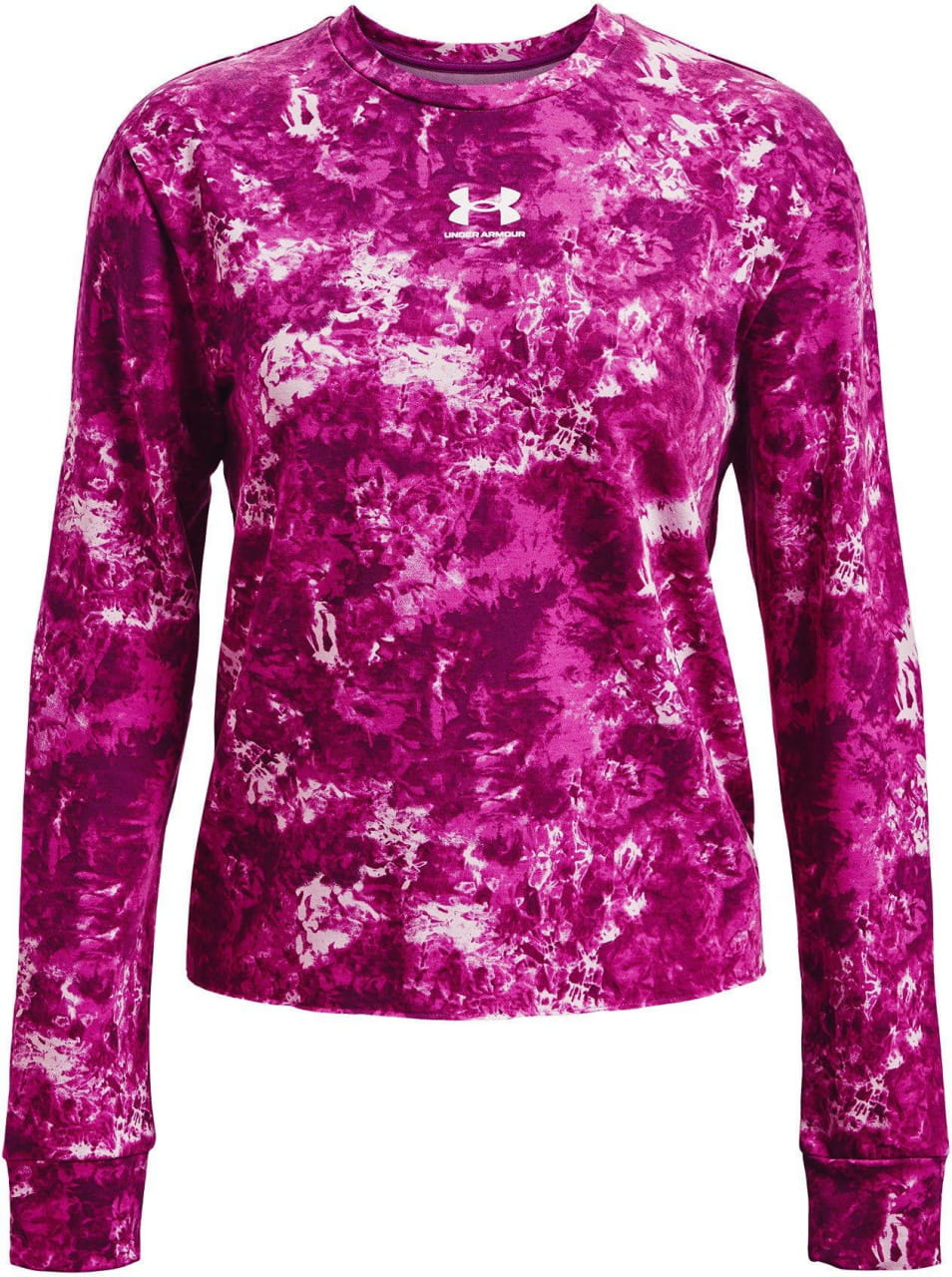 Vrijetijdssweater voor dames Under Armour Rival Terry Print Crew-PPL