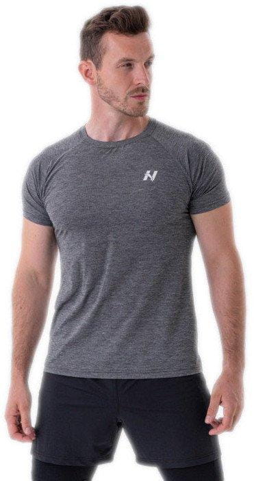 Camiseta deportiva de hombre Nebbia Lightweight Sporty T-Shirt “Grey”