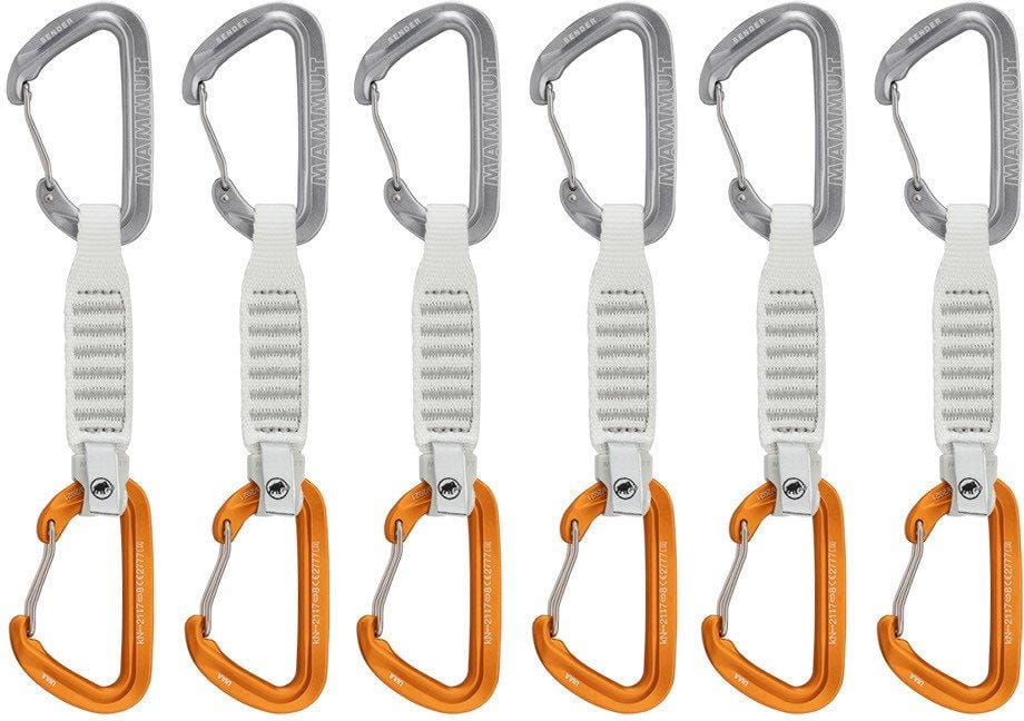 Express Mammut Sender Wire 12 cm Quickdraws, 6-Pack
