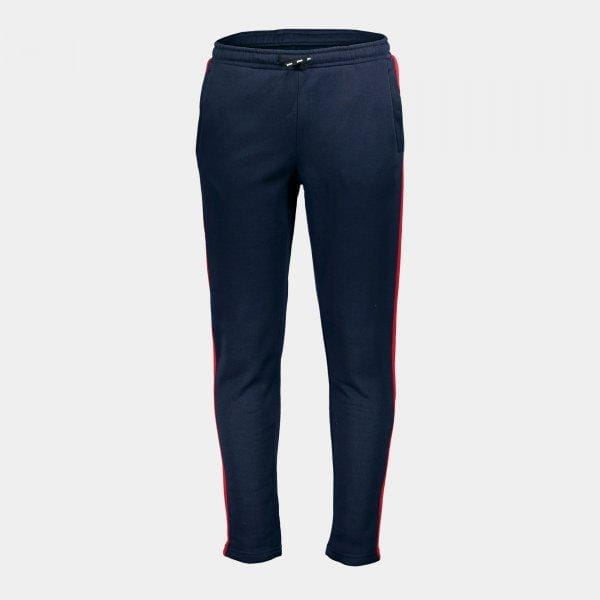 Detské športové nohavice Joma Stripe Long Pants Navy Red