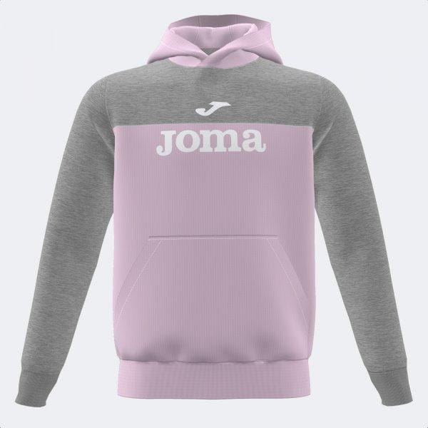 Sportliches Kinder-Sweatshirt Joma Park Hoodie Purple Melange Grey
