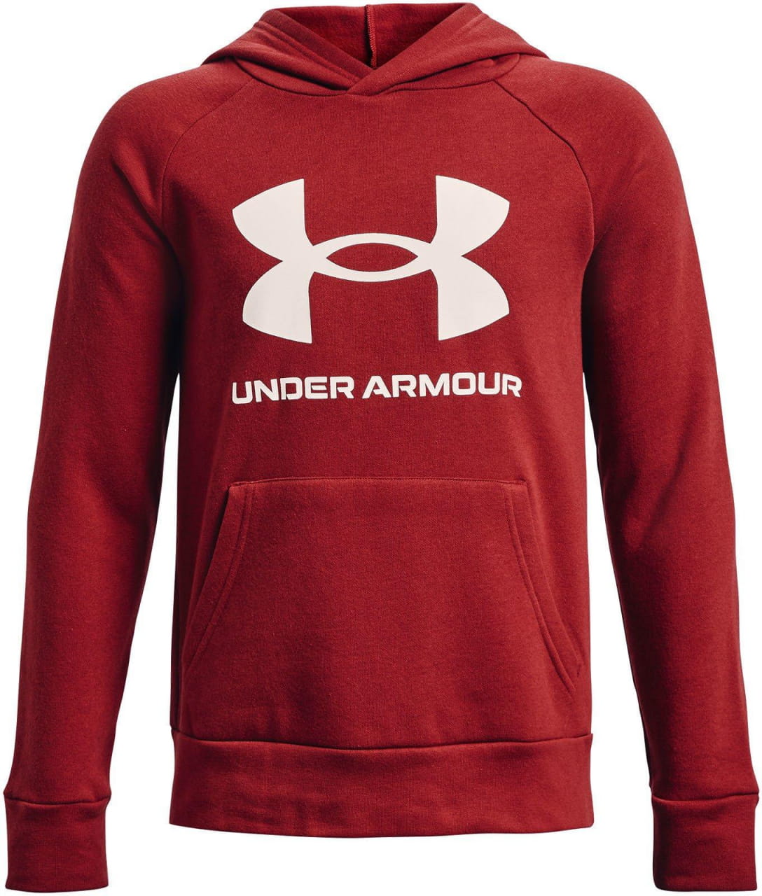 Kinder-Sport-Sweatshirt Under Armour RIVAL FLEECE HOODIE-RED