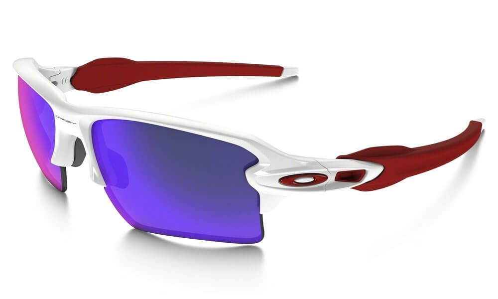 Sluneční brýle Oakley FLAK 2.0 XL XL POLISHED WHITE POSITIVE RED IRIDIUM