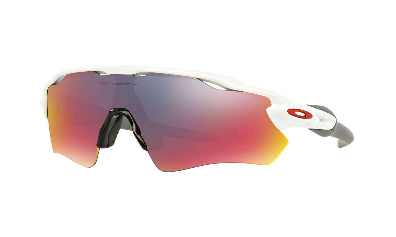 Sluneční brýle Oakley RADAR EV PATH POLISHED WHITE POSITIVE RED IRIDIUM