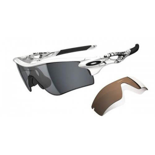 Slnečné okuliare Oakley Radarlock Matte White/ Grey Polarized