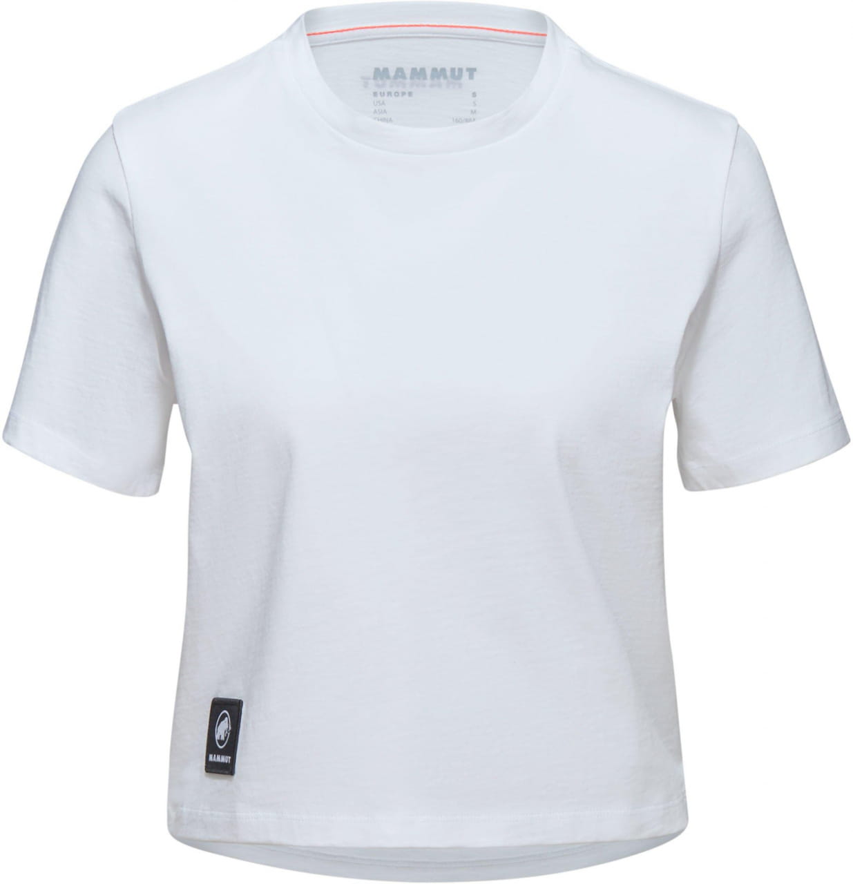 Sporthemd für Frauen Mammut Massone T-Shirt Cropped Women Patch