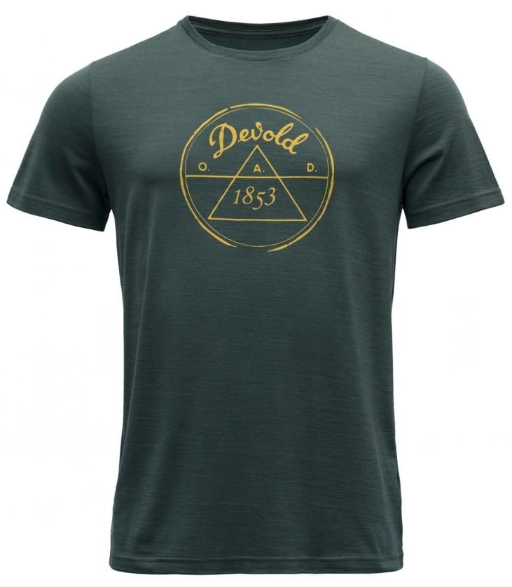Męska koszulka sportowa Devold Devold 1853 Merino 150 Tee Man