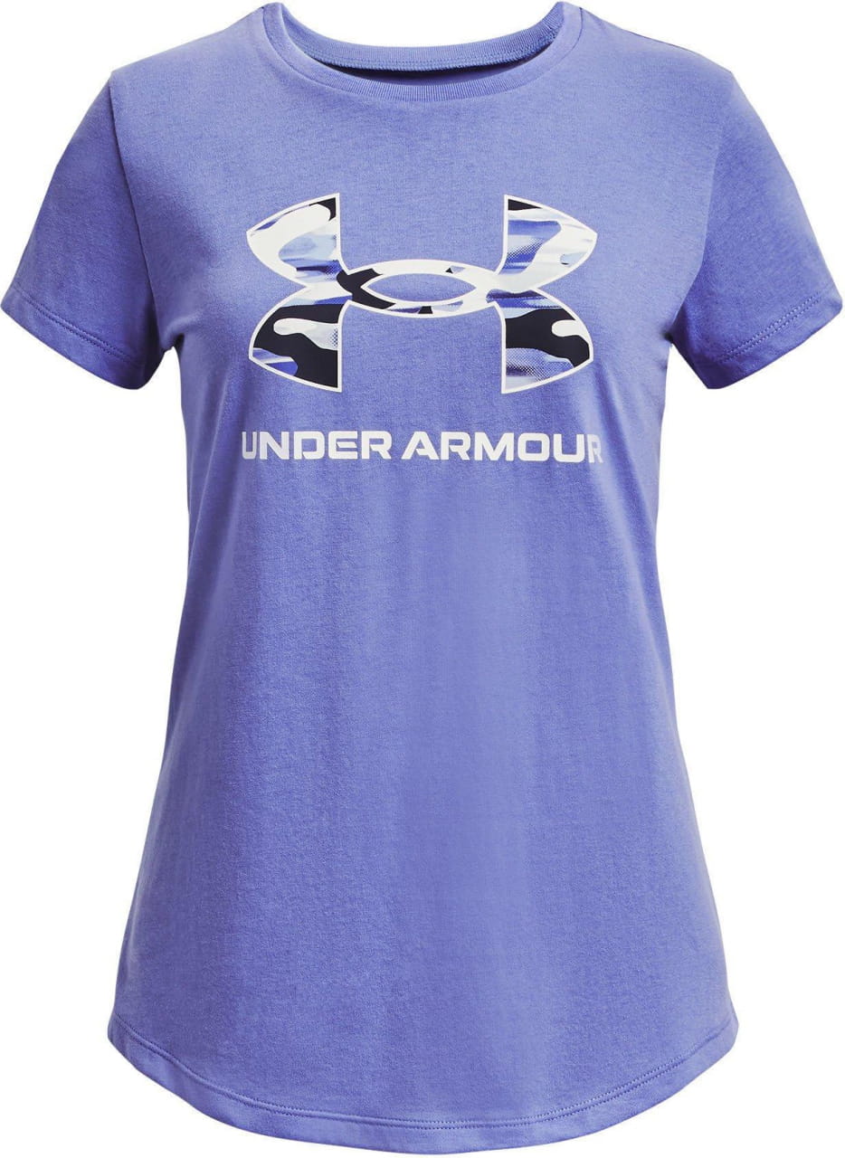 Dětské sportovní tričko Under Armour SPORTSTYLE LOGO SS-BLU