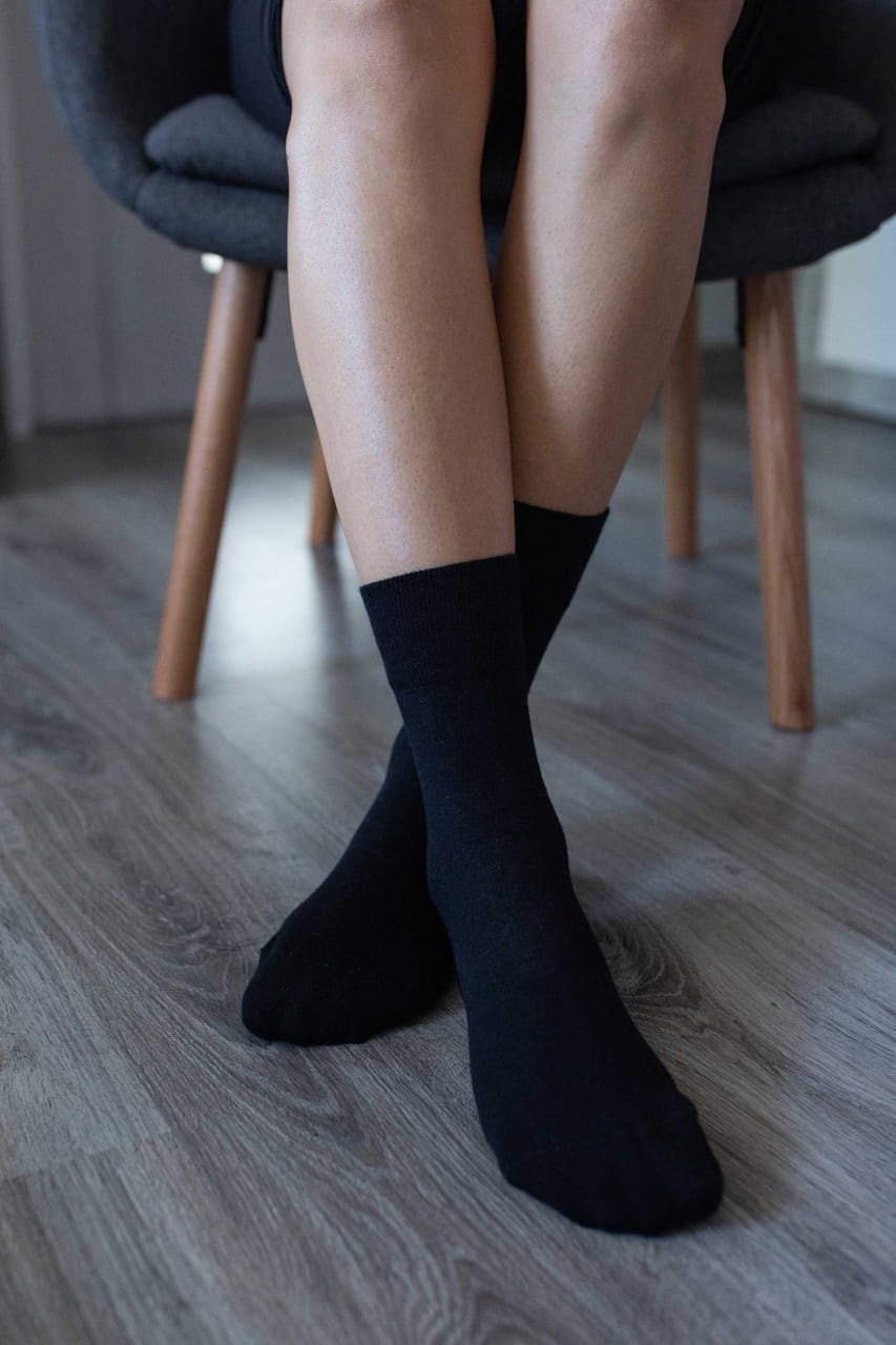 Sokken op blote voeten Be Lenka Barefoot socks, Black