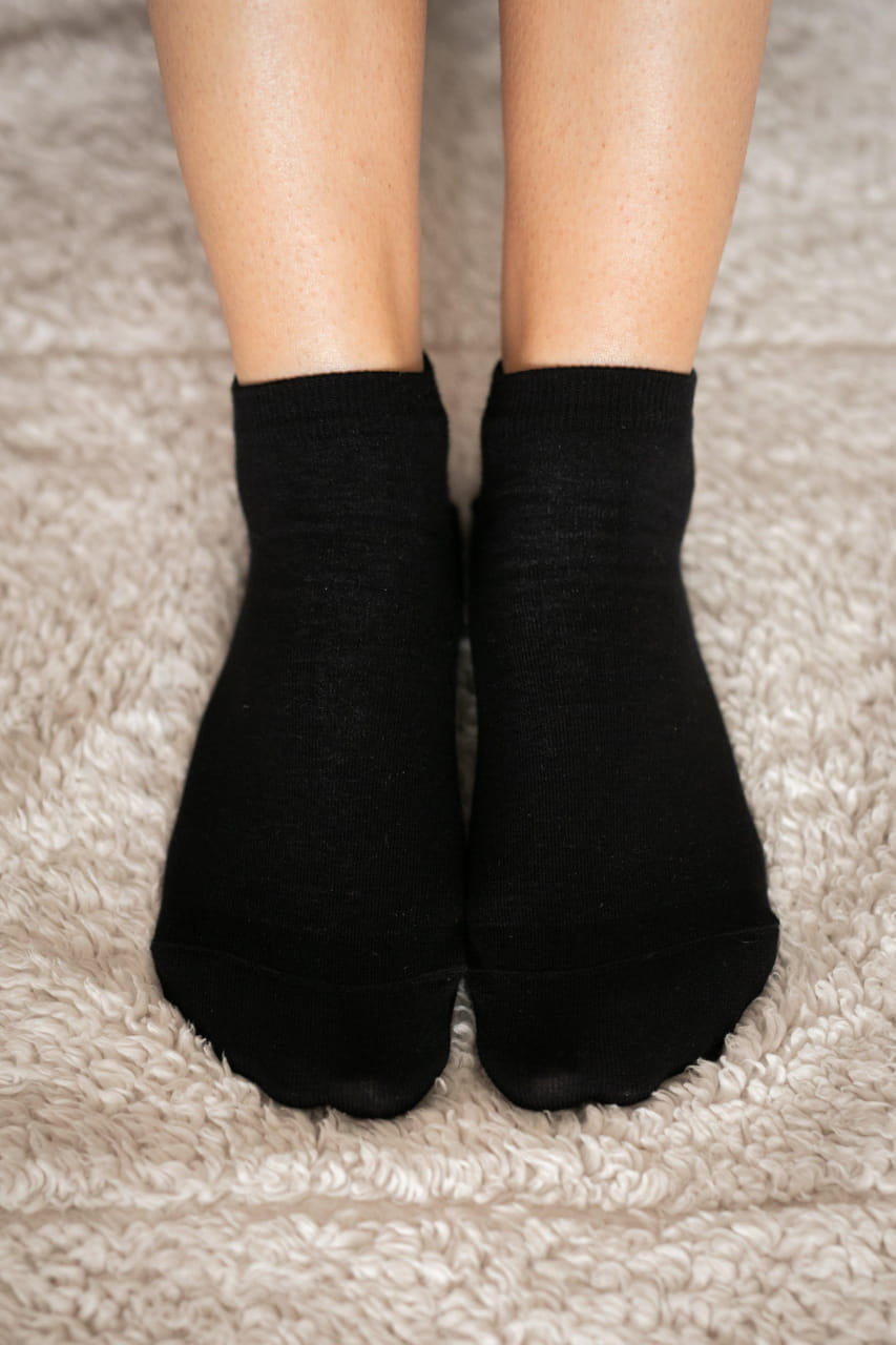 Mezítlábas zokni rövid Be Lenka Barefoot socks short, Black