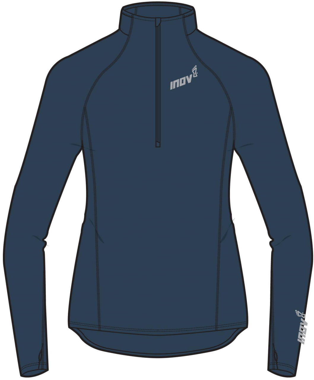 Sportliches Damen-Sweatshirt Inov-8  TRAIN ELITE MID LSZ W navy
