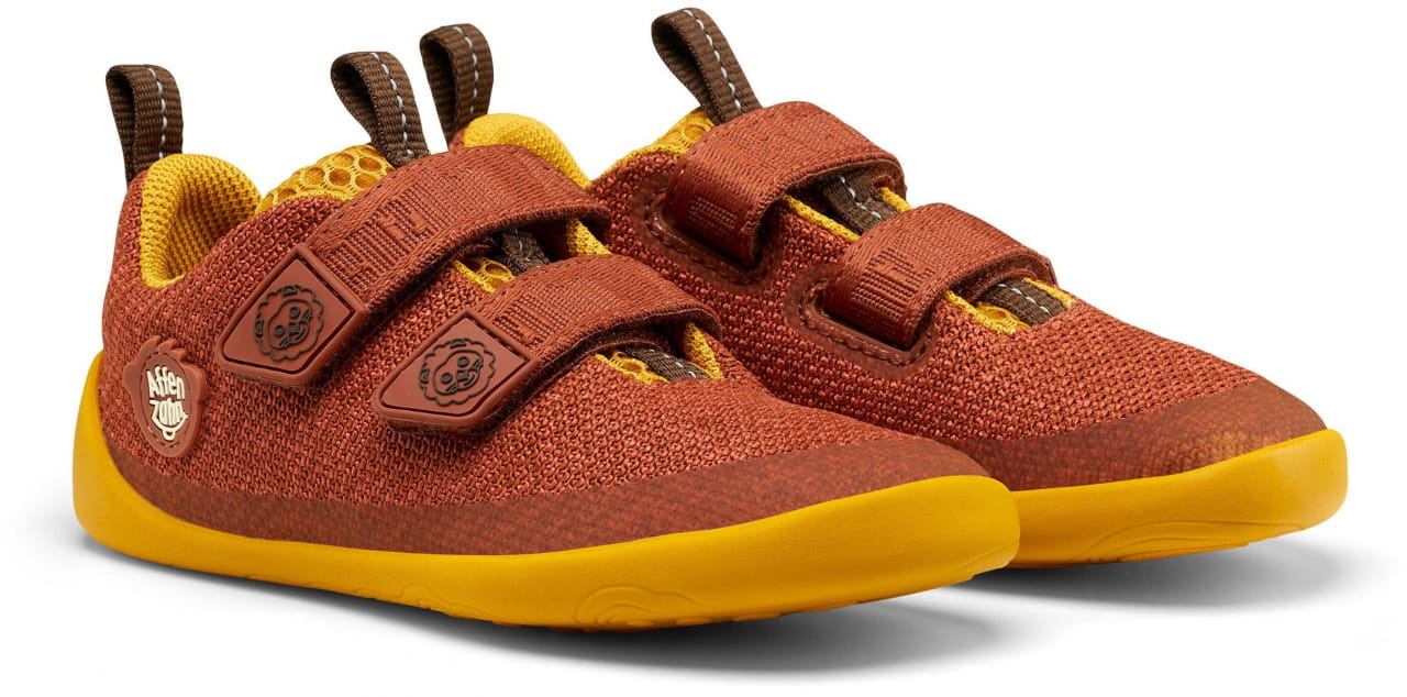 Detská obuv na voľný čas Affenzahn Sneaker Knit Happy-Lion