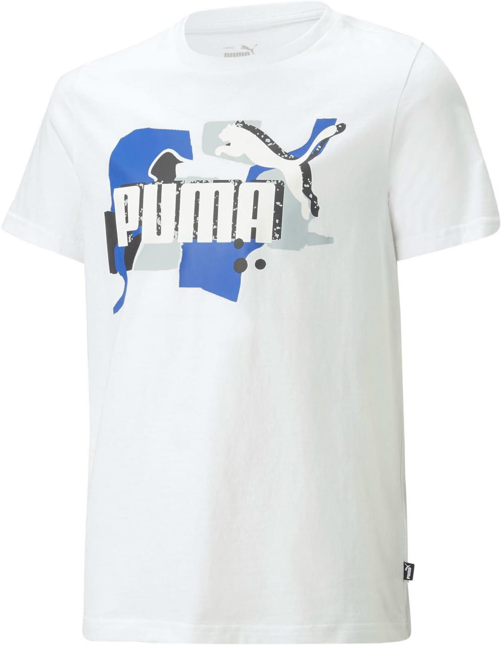 Camiseta deportiva para niños Puma ESS+ Street Art Logo Tee