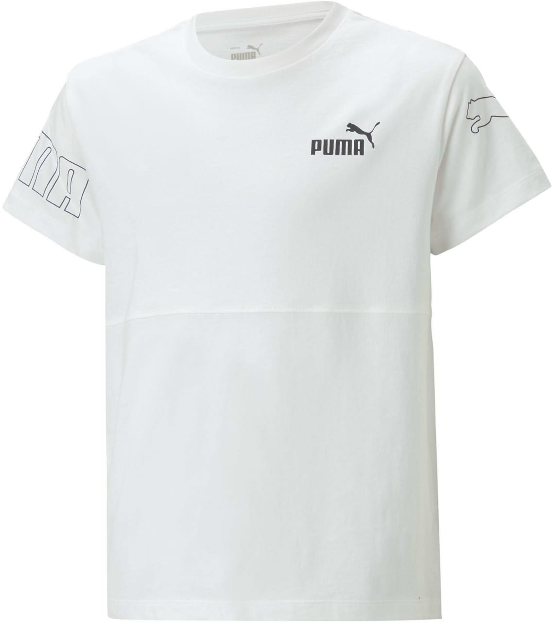Camiseta deportiva para niños Puma Power Colorblock Tee
