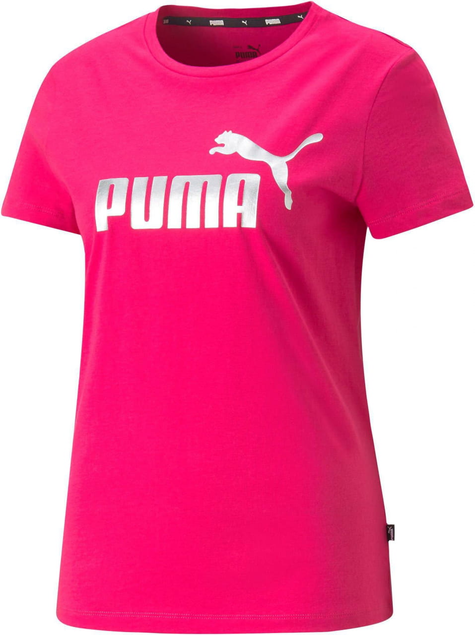 Dames sportshirt Puma ESS+ Metallic Logo Tee