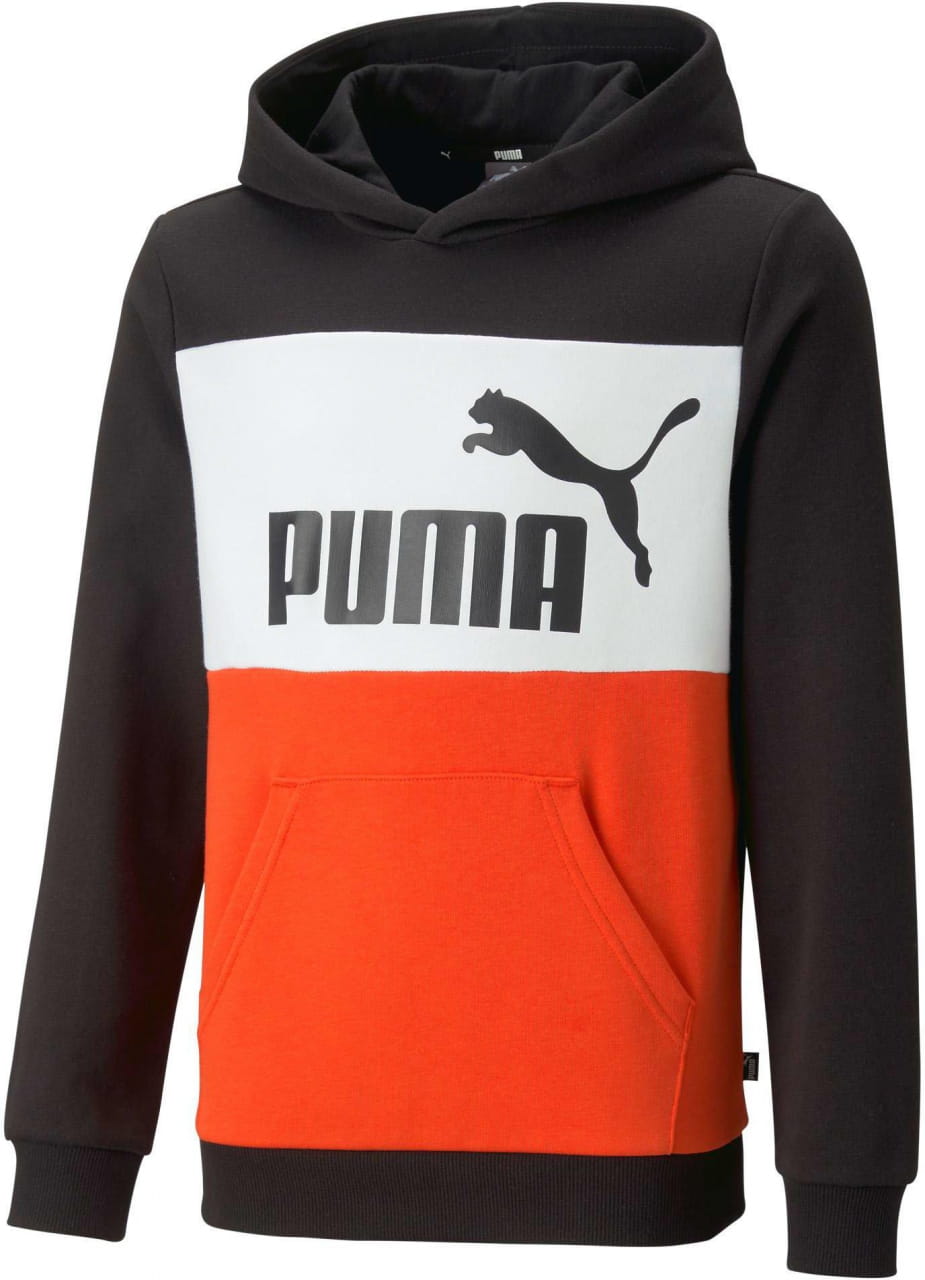 Sweat-shirt de sport pour enfants Puma ESS+ Colorblock Hoodie