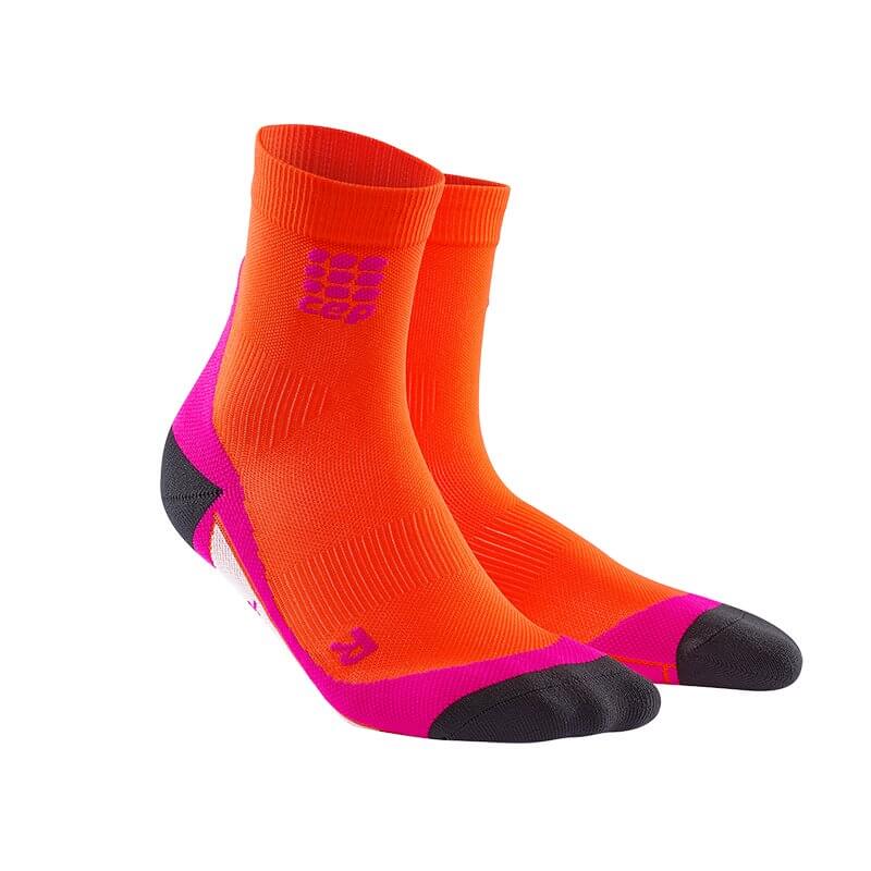 Ponožky CEP Krátké ponožky dámské tmavě oranžová / růžová