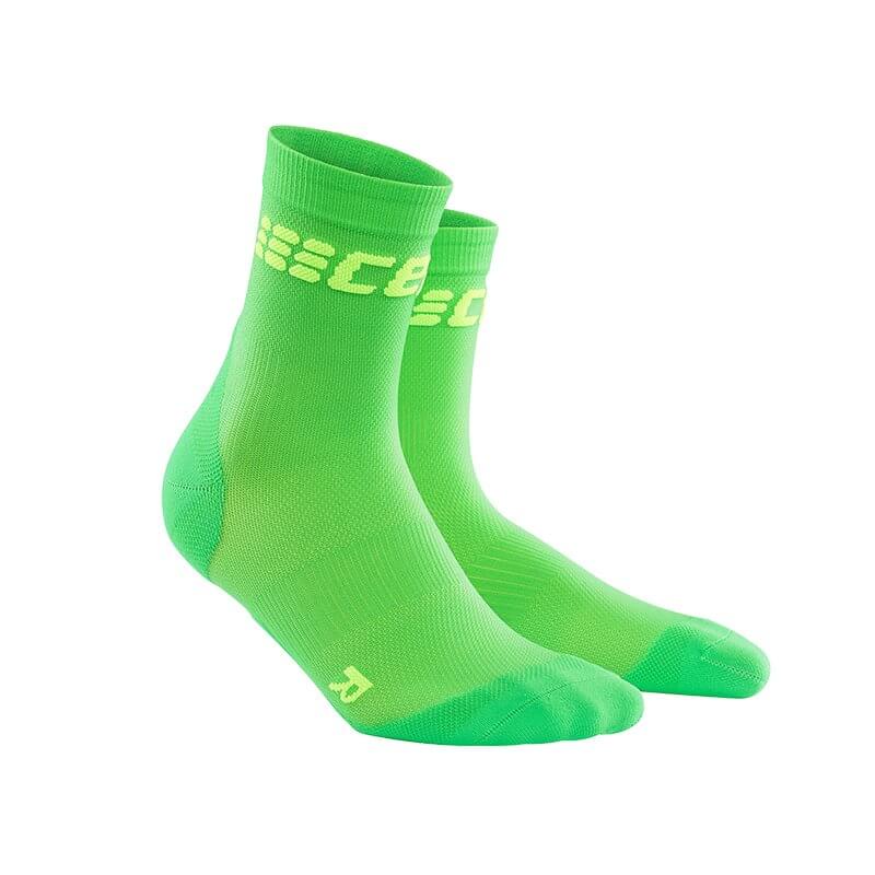 Ponožky CEP Krátké ponožky ultralight dámské viper / zelená