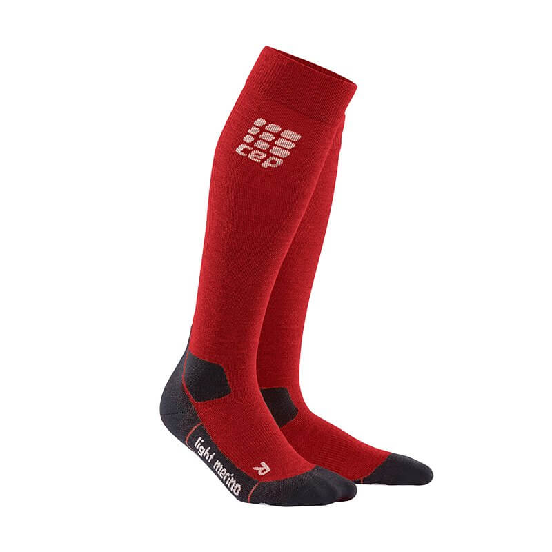 Dámske outdoorové ponožky CEP Outdoorové podkolienky ultralight merino dámske deep magma