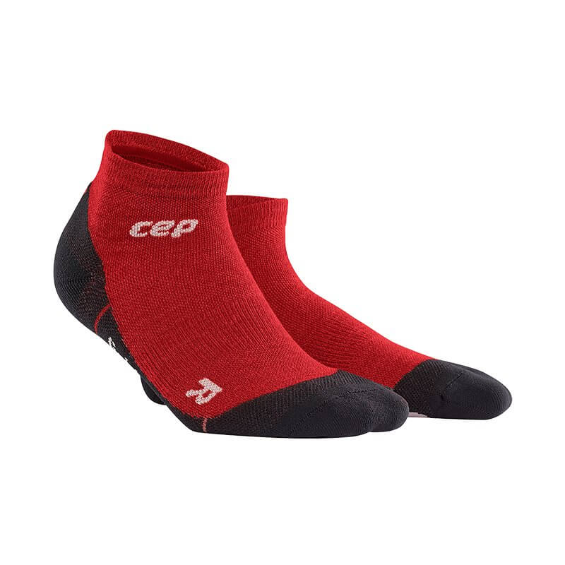 Ponožky CEP Outdoorové kotníkové ponožky ultralight merino dámské deep magma
